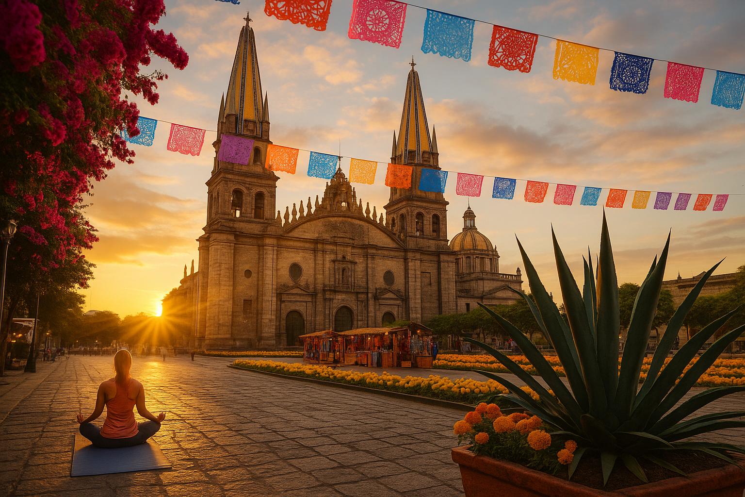Guadalajara — Cathedral, Expiatory Temple, plazas